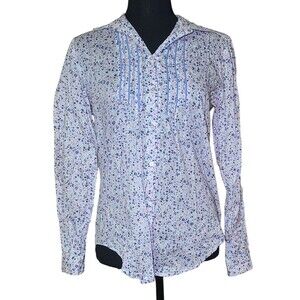 Victorias Secret The Mayfair Cotton Button Sleep Shirt Pajamas Women's Size XS